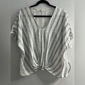 By together stripe short sleeve top